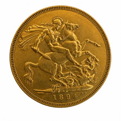 1 pièce de 1 souverain or (917), Victoria...