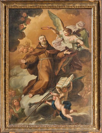 BOLONIAN school circa 1740
The Apotheosis...