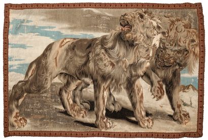 Fine tapestry panel from Brussels, Flanders...
