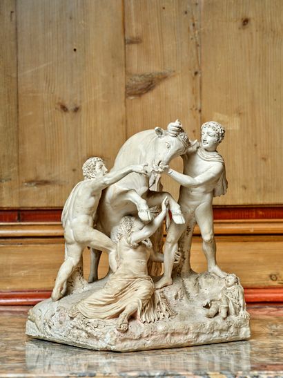 19th CENTURY ECOLE, AFTER THE ANTIQUE
Terracotta...