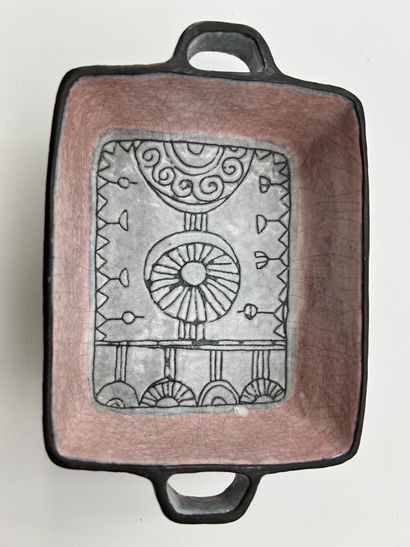 In the style of Pouchain 
Small glazed terracotta...