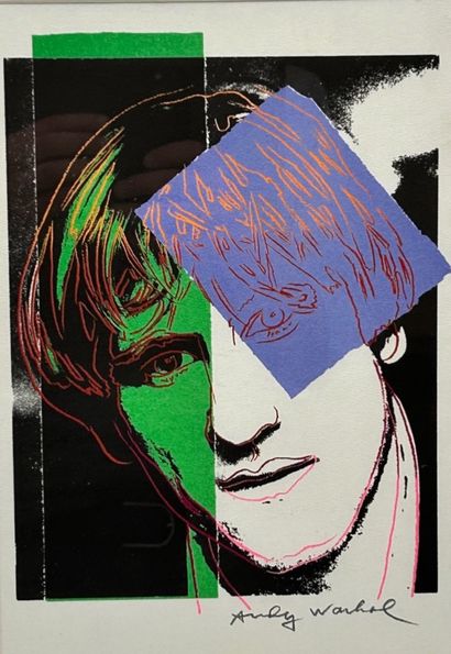 Andy WARHOL (1928-1987)
Gérard Depardieu
Silkscreen...