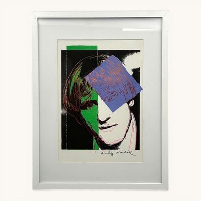 Andy WARHOL (1928-1987)
Gérard Depardieu
Silkscreen...