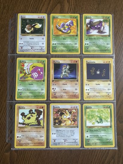 TEAM ROCKET Bloc Wizards 1e et 2e éditions...