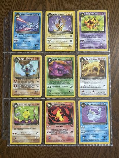 TEAM ROCKET Bloc Wizards 1e et 2e éditions...