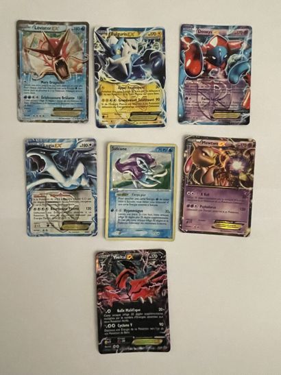 Ensemble de 7 CARTES PROMO diverses: LUGIA...