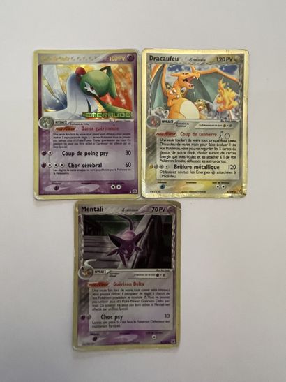 Bloc EX
Ensemble de trois CARTES rares: DRACAUFEU...
