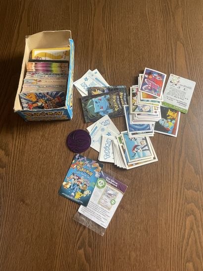 Ensemble de STICKERS, Cartes TOPPS en doublon,...