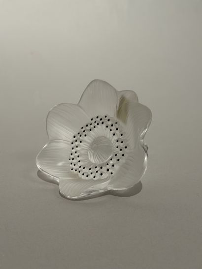 LALIQUE FRANCE, FLEUR anémone en cristal...