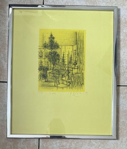 Jean CARZOU (1907-2000) :
LE PIANO.
Lithographie...