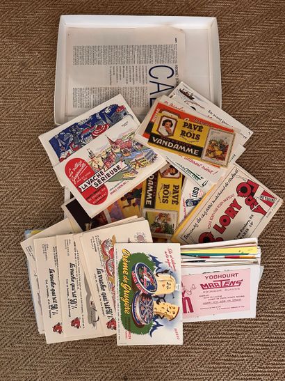Set of blotting papers VACHE QUI RIT, SUCHARD,...