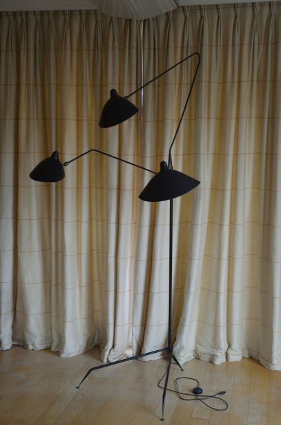 Serge MOUILLE (1922-1988)
Three-arm floor...