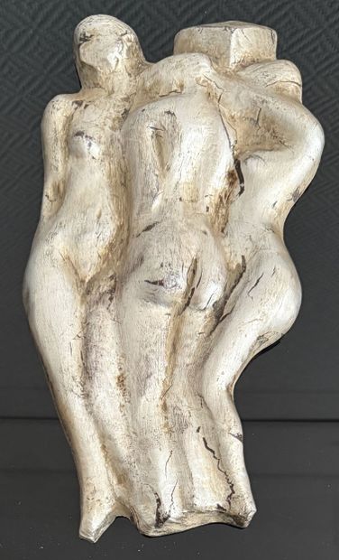 Reza YAHYAEI (né en 1948) :
TROIS FIGURES.
Terre...