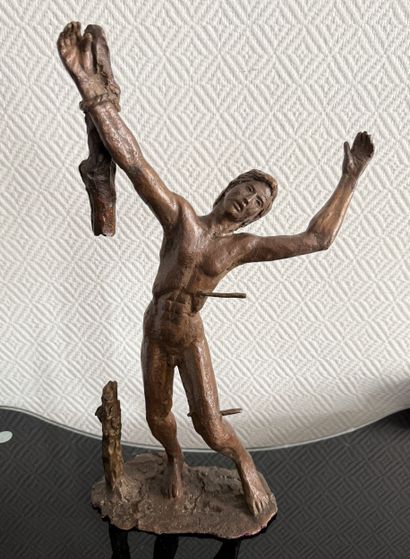 Maïté DEFRUC (née en 1947) :
SAINT SEBASTIEN.
Bronze...
