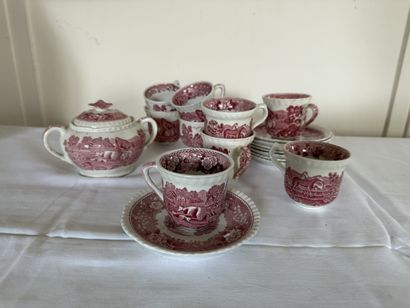 Staffordshire earthenware tea and coffee...