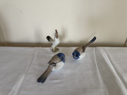 COPENHAGEN - Pair of STATUETTES of birds...