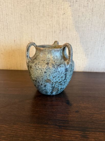Emile MOUSSEUX, Ceramic VASE with three handles...