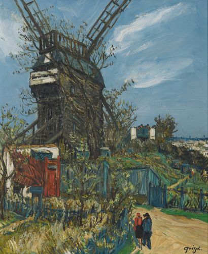 Alphonse QUIZET (1885-1955)
Paris, Montmartre,...