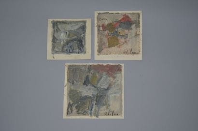 Georges ADILON (1928-2009)
Set of three works:...