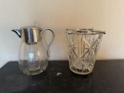 Crystal refreshment bucket decorated with...