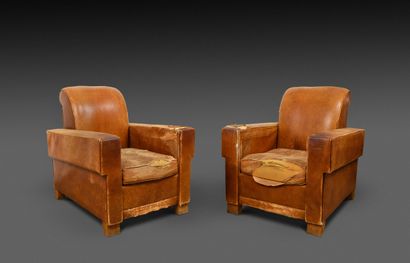 French work circa 1930
Pair of club CHAIRS...
