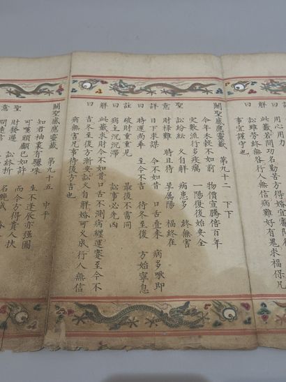 CHINA - 18th century
Fragment of an album...