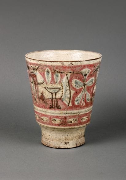 The Mulberry Tree
Glazed ceramic vase decorated...