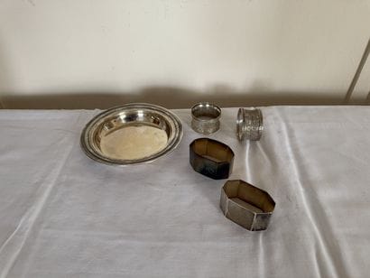 Set in silver 925/°° comprising: boiled egg...