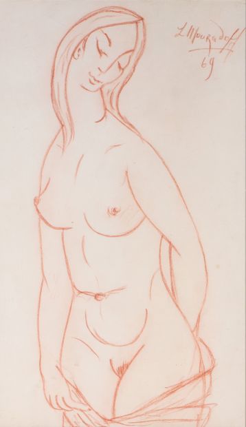 Léon MOURADOFF (1893-1980),
Female nude,...
