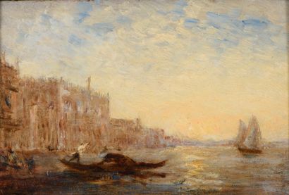 In the style of Félix ZIEM (1821-1911)
Venice,...