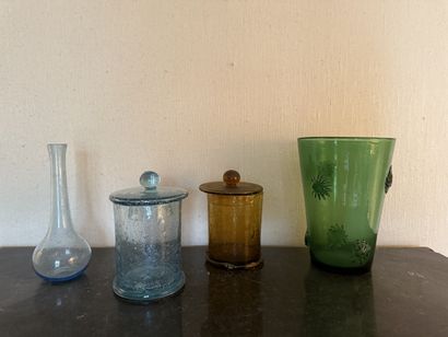 Set in tinted GLASS including : Green tinted...