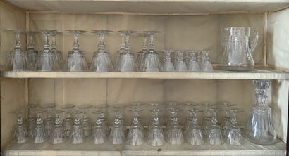 BACCARAT
Crystal GLASS SERVICE SET, 