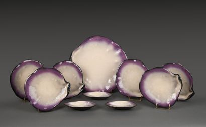 Pol CHAMBOST (1906-1983)
Black and violet...