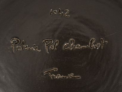 Pol CHAMBOST (1906-1983)
Black and violet...