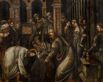 17th century SPANISH school
Christ and the...