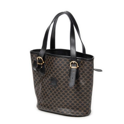 CELINE 
Bucket bag with two adjustable handles...