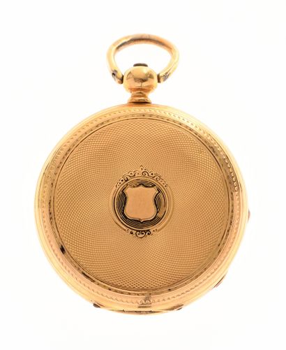 Soap watch in yellow gold 
18K 750/°°, white...