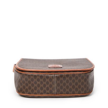 CELINE
Shoulder bag in brown canvas with...