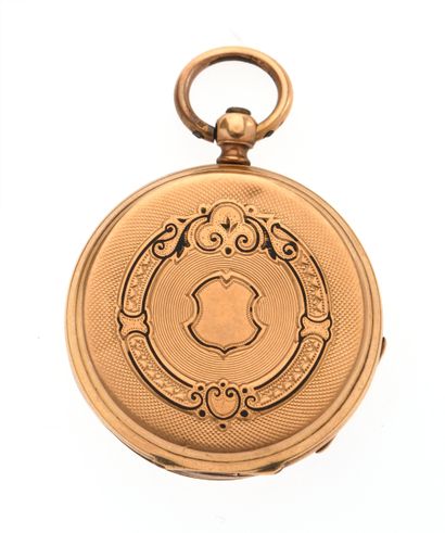 Soap box watch
in 18K 750/°° yellow gold,...