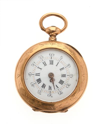 Half-savonnette watch
in 18K 750/°° yellow...