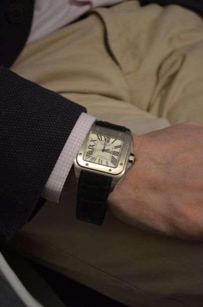 CARTIER 
Santos 100 XL 1904-2004 , ref. 2656,...