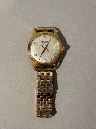 ZODIAC 
Chronometer watch in 18K 750/°° yellow...