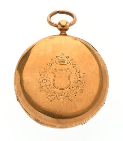 Soap box watch
in 18K 750/°° yellow gold,...