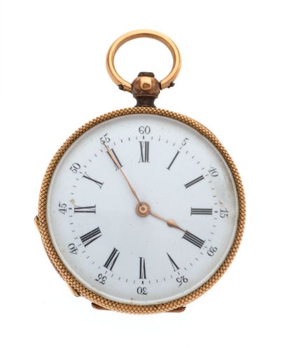 Soap box watch 
in 18K 750/°° yellow gold,...