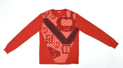 HERMES Paris made in Italy
Pull col rond...