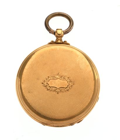 Soap box watch 
in 18K yellow gold 750/°°,...