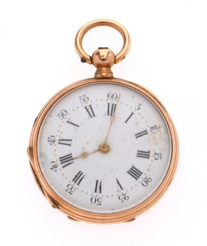Soap box watch
in 18K 750/°° yellow gold,...