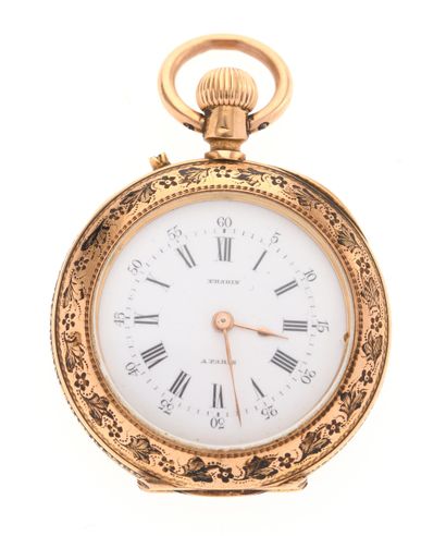Half-savonnette watch
in 18K gold 750/°°...