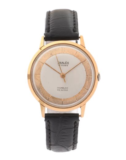 THALES 
N° 3999 
Circa 1960 
Wristwatch in...