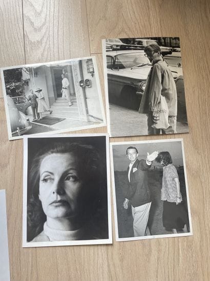 Greta GARBO - Set of 4 black and white PHOTOS,...